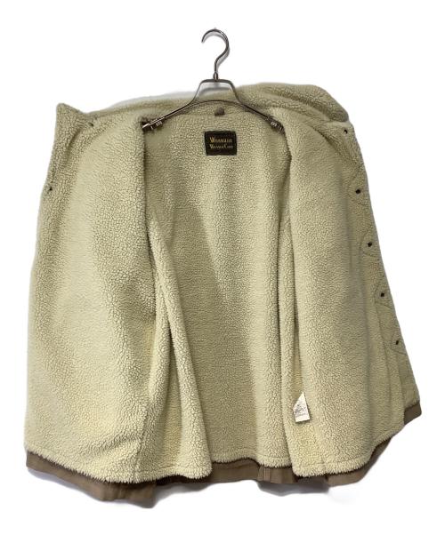 Wrangler（ラングラー）Wrangler (ラングラー) オーバーサイズボアランチジャケット ベージュ×アイボリー サイズ:XLの古着・服飾アイテム