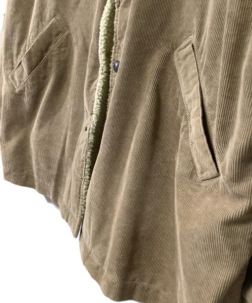 Wrangler（ラングラー）Wrangler (ラングラー) オーバーサイズボアランチジャケット ベージュ×アイボリー サイズ:XLの古着・服飾アイテム