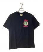 stussy×BAPE BY A BATHING APEステューシー×ベイプバイアベイシングエイプ）の古着「半袖カットソー」｜ブラック