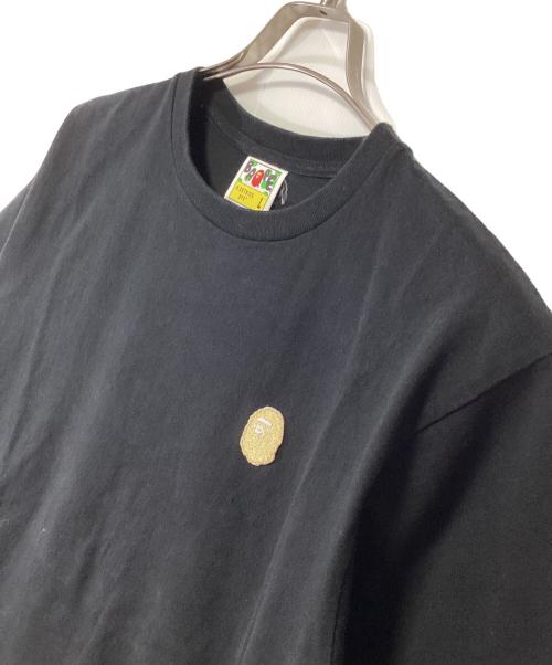 BAPE BY A BATHING APE（ベイプバイアベイシングエイプ）BAPE BY A BATHING APE (ベイプバイアベイシングエイプ) 半袖カットソー ブラック サイズ:Lの古着・服飾アイテム