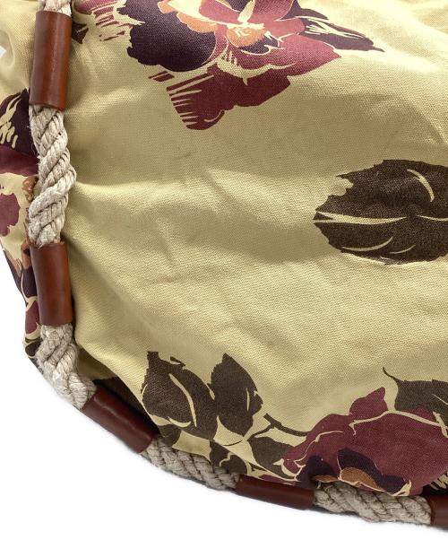 JAMIN PUECH（ジャマンピュエッシュ）JAMIN PUECH (ジャマンピュエッシュ) トートバッグ ベージュ×ブラウンの古着・服飾アイテム