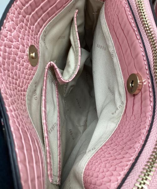 GUESS（ゲス）GUESS (ゲス) 2WAYショルダーバッグ ピンクの古着・服飾アイテム