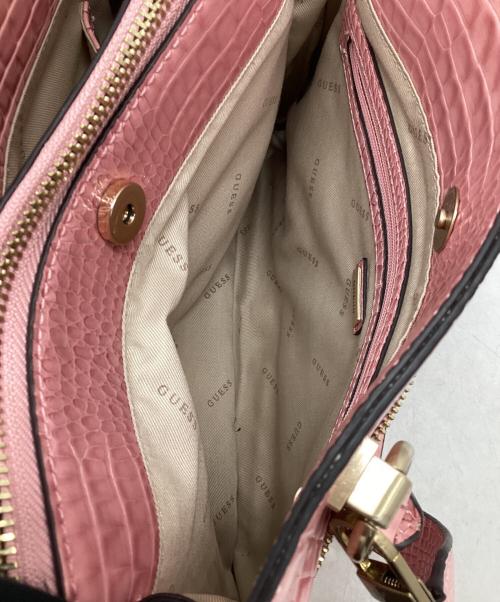 GUESS（ゲス）GUESS (ゲス) 2WAYショルダーバッグ ピンクの古着・服飾アイテム