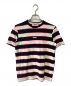 MSGMエムエスジーエム）の古着「半袖Tシャツ」｜レッド×ネイビー