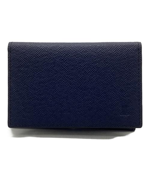 LANVIN（ランバン）LANVIN (ランバン) カードケース ネイビーの古着・服飾アイテム