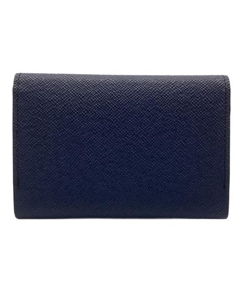 LANVIN（ランバン）LANVIN (ランバン) カードケース ネイビーの古着・服飾アイテム