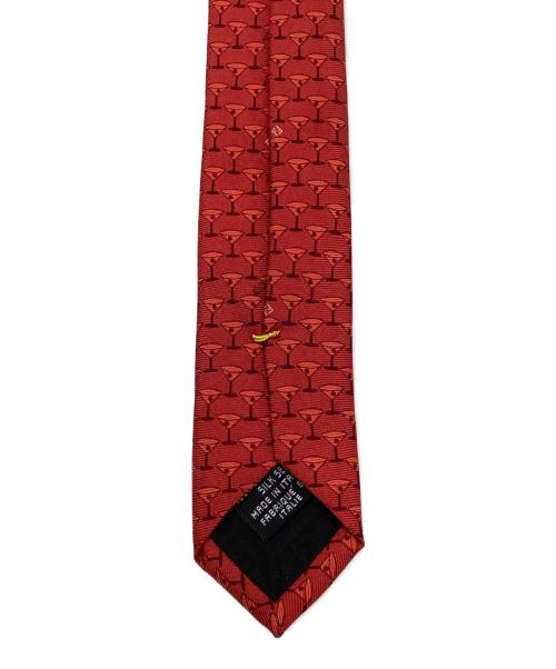 FENDI（フェンディ）FENDI (フェンディ) シルクネクタイ レッド サイズ:記載なしの古着・服飾アイテム