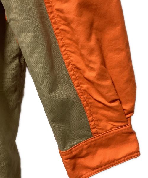 CarHartt（カーハート）CarHartt (カーハート) ジャケット カーキ×オレンジ サイズ:Lの古着・服飾アイテム
