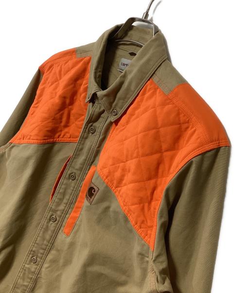 CarHartt（カーハート）CarHartt (カーハート) ジャケット カーキ×オレンジ サイズ:Lの古着・服飾アイテム
