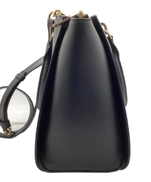 MICHAEL KORS（マイケルコース）MICHAEL KORS (マイケルコース) 2WAYショルダーバッグ ブラックの古着・服飾アイテム