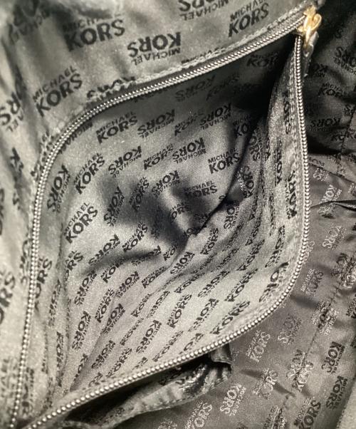 MICHAEL KORS（マイケルコース）MICHAEL KORS (マイケルコース) 2WAYショルダーバッグ ブラックの古着・服飾アイテム