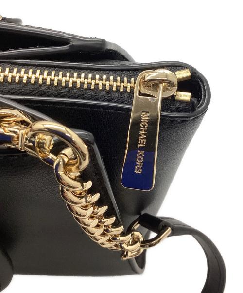 MICHAEL KORS（マイケルコース）MICHAEL KORS (マイケルコース) 2WAYショルダーバッグ ブラックの古着・服飾アイテム