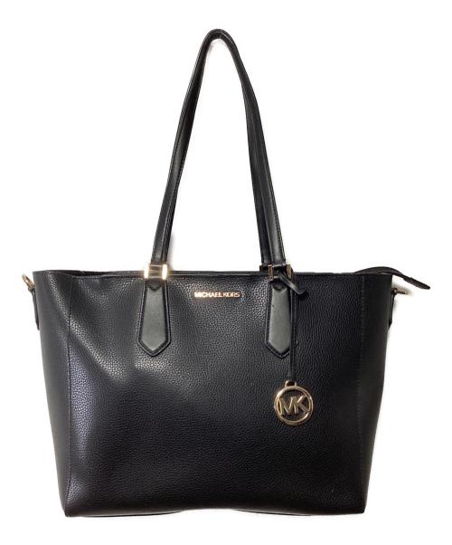 MICHAEL KORS（マイケルコース）MICHAEL KORS (マイケルコース) トートバッグ ブラックの古着・服飾アイテム