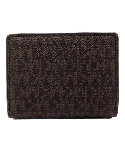 MICHAEL KORS（マイケルコース）MICHAEL KORS (マイケルコース) 3つ折り財布 ブラウンの古着・服飾アイテム