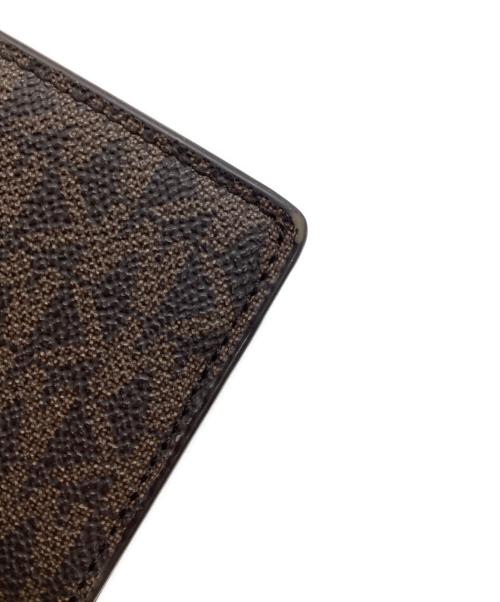 MICHAEL KORS（マイケルコース）MICHAEL KORS (マイケルコース) 3つ折り財布 ブラウンの古着・服飾アイテム