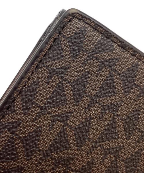 MICHAEL KORS（マイケルコース）MICHAEL KORS (マイケルコース) 3つ折り財布 ブラウンの古着・服飾アイテム