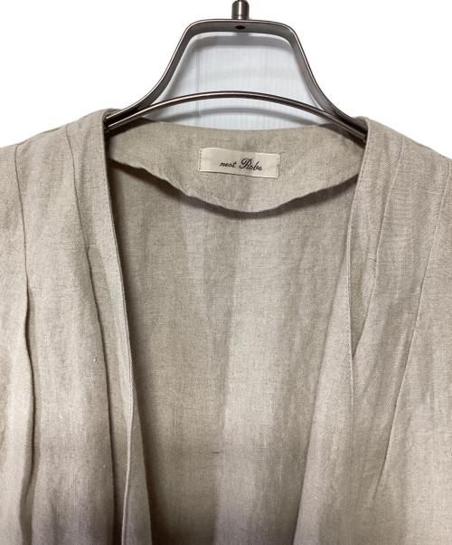 nest Robe（ネストローブ）nest Robe (ネストローブ) ベスト ベージュ サイズ:記載なしの古着・服飾アイテム