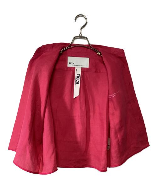 ticca（ティッカ）ticca (ティッカ) 半袖シャツ ピンク サイズ:Fの古着・服飾アイテム