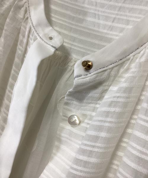 TOMORROW LAND collection（トゥモローランドコレクション）TOMORROW LAND collection (トゥモローランドコレクション) 半袖ブラウス アイボリー サイズ:36の古着・服飾アイテム