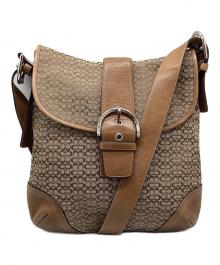 COACH（コーチ）の古着「ショルダーバッグ」｜ベージュ×ブラウン