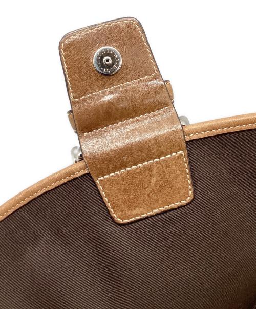 COACH（コーチ）COACH (コーチ) ショルダーバッグ ベージュ×ブラウンの古着・服飾アイテム