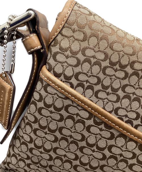 COACH（コーチ）COACH (コーチ) ショルダーバッグ ベージュ×ブラウンの古着・服飾アイテム