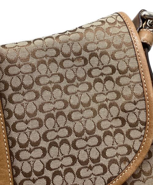 COACH（コーチ）COACH (コーチ) ショルダーバッグ ベージュ×ブラウンの古着・服飾アイテム