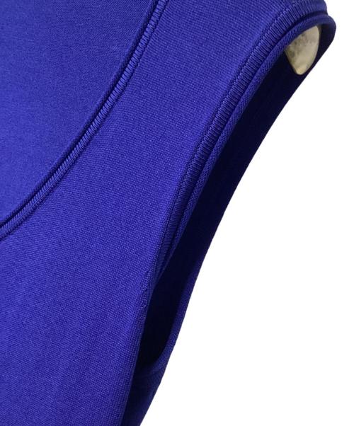 CAROLINA HERRERA（カロライナヘレラ）CAROLINA HERRERA (カロライナヘレラ) ニットワンピース ブルー サイズ:Sの古着・服飾アイテム