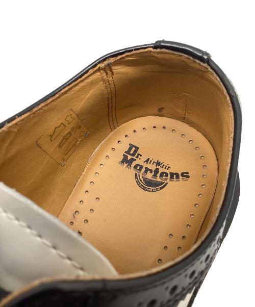 Dr.Martens（ドクターマーチン）Dr.Martens (ドクターマーチン) ウィングチップシューズ ブラック×ホワイト サイズ:UK4の古着・服飾アイテム