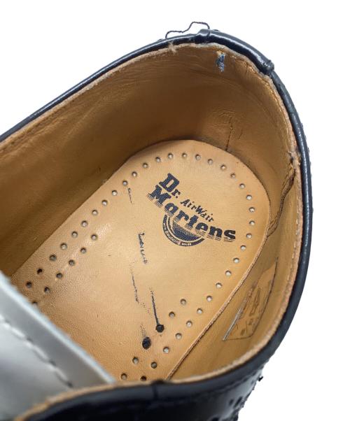 Dr.Martens（ドクターマーチン）Dr.Martens (ドクターマーチン) ウィングチップシューズ ブラック×ホワイト サイズ:UK4の古着・服飾アイテム