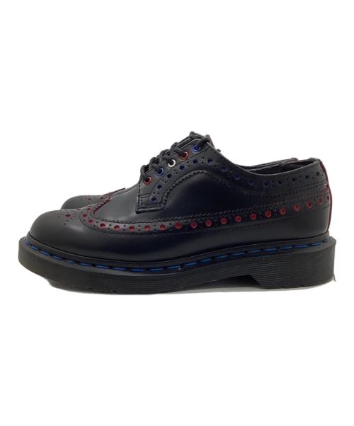 Dr.Martens（ドクターマーチン）Dr.Martens (ドクターマーチン) ドレスシューズ ブラック×レッド×ブルー サイズ:UK4の古着・服飾アイテム