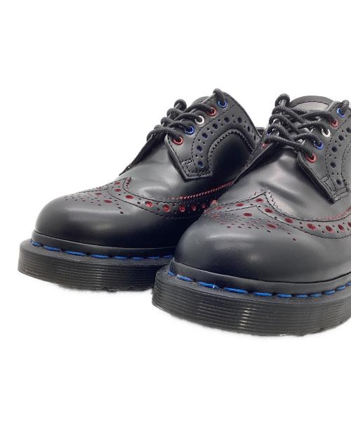 Dr.Martens（ドクターマーチン）Dr.Martens (ドクターマーチン) ドレスシューズ ブラック×レッド×ブルー サイズ:UK4の古着・服飾アイテム