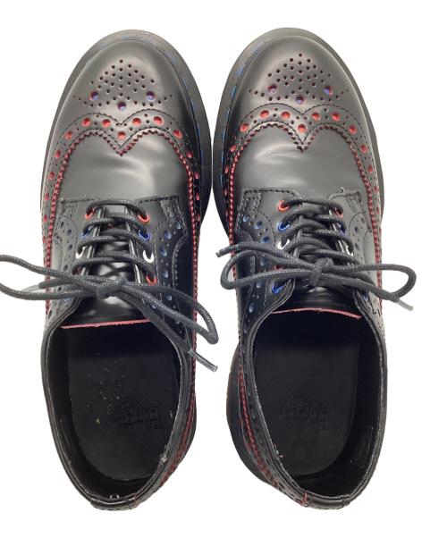 Dr.Martens（ドクターマーチン）Dr.Martens (ドクターマーチン) ドレスシューズ ブラック×レッド×ブルー サイズ:UK4の古着・服飾アイテム