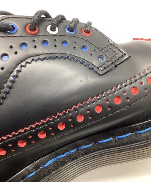 Dr.Martens（ドクターマーチン）Dr.Martens (ドクターマーチン) ドレスシューズ ブラック×レッド×ブルー サイズ:UK4の古着・服飾アイテム