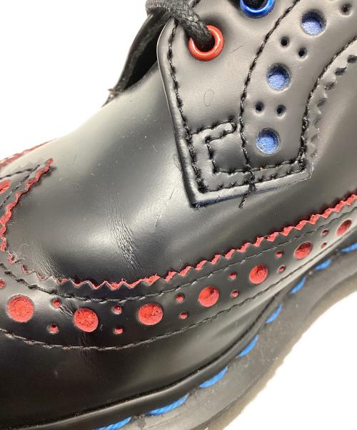 Dr.Martens（ドクターマーチン）Dr.Martens (ドクターマーチン) ドレスシューズ ブラック×レッド×ブルー サイズ:UK4の古着・服飾アイテム