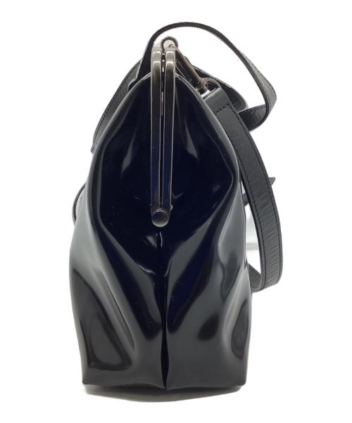 Jean Paul GAULTIER（ジャンポールゴルチェ）Jean Paul GAULTIER (ジャンポールゴルチェ) 2WAYがま口バッグ ブラック×シルバーの古着・服飾アイテム