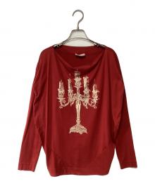 Vivienne Westwood RED LABEL（ヴィヴィアンウエストウッドレッドレーベル）の古着「長袖カットソー」｜レッド