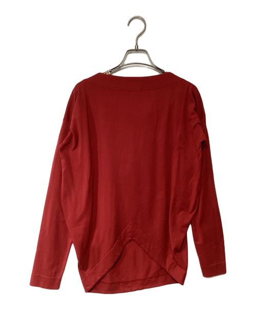 Vivienne Westwood RED LABEL（ヴィヴィアンウエストウッドレッドレーベル）Vivienne Westwood RED LABEL (ヴィヴィアンウエストウッドレッドレーベル) 長袖カットソー レッド サイズ:2の古着・服飾アイテム