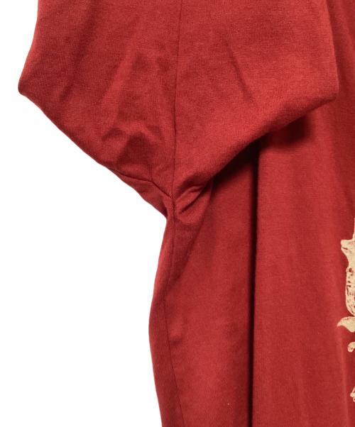 Vivienne Westwood RED LABEL（ヴィヴィアンウエストウッドレッドレーベル）Vivienne Westwood RED LABEL (ヴィヴィアンウエストウッドレッドレーベル) 長袖カットソー レッド サイズ:2の古着・服飾アイテム