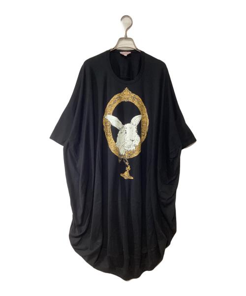 Vivienne Westwood RED LABEL（ヴィヴィアンウエストウッドレッドレーベル）Vivienne Westwood RED LABEL (ヴィヴィアンウエストウッドレッドレーベル) 半袖ワンピース ブラック サイズ:2の古着・服飾アイテム