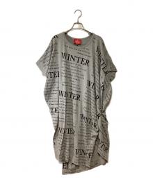 Vivienne Westwood RED LABEL（ヴィヴィアンウエストウッドレッドレーベル）の古着「半袖ワンピース」｜グレー