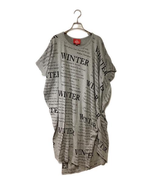Vivienne Westwood RED LABEL（ヴィヴィアンウエストウッドレッドレーベル）Vivienne Westwood RED LABEL (ヴィヴィアンウエストウッドレッドレーベル) 半袖ワンピース グレー サイズ:00の古着・服飾アイテム