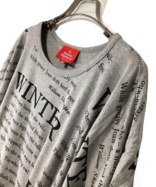 Vivienne Westwood RED LABEL（ヴィヴィアンウエストウッドレッドレーベル）Vivienne Westwood RED LABEL (ヴィヴィアンウエストウッドレッドレーベル) 半袖ワンピース グレー サイズ:00の古着・服飾アイテム
