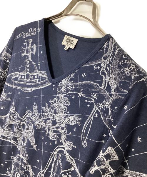 Vivienne Westwood man（ヴィヴィアン ウェストウッド マン）Vivienne Westwood man (ヴィヴィアン ウェストウッド マン) 半袖カットソー ネイビー サイズ:44の古着・服飾アイテム