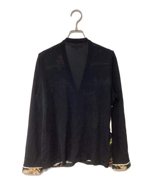 LEONARD SPORT（レオナール スポーツ）LEONARD SPORT (レオナール スポーツ) 薄手カーディガン ブラック サイズ:40の古着・服飾アイテム