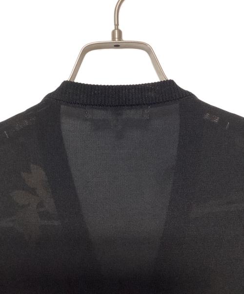 LEONARD SPORT（レオナール スポーツ）LEONARD SPORT (レオナール スポーツ) 薄手カーディガン ブラック サイズ:40の古着・服飾アイテム