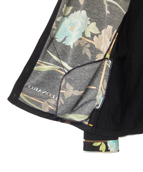 LEONARD SPORT（レオナール スポーツ）LEONARD SPORT (レオナール スポーツ) 薄手カーディガン ブラック サイズ:40の古着・服飾アイテム