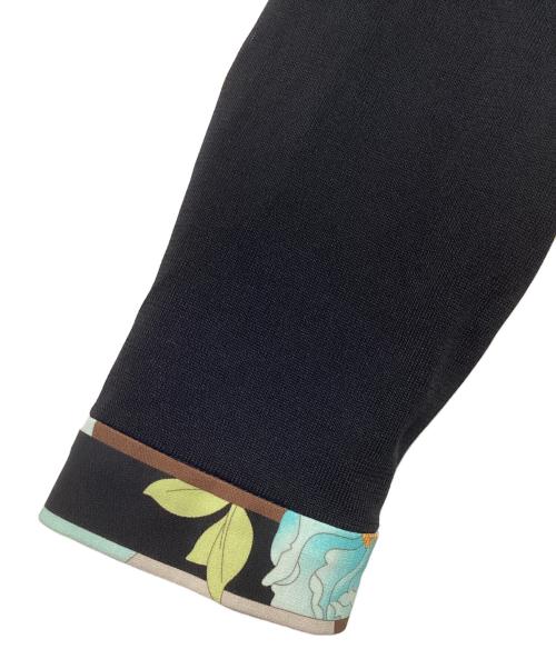 LEONARD SPORT（レオナール スポーツ）LEONARD SPORT (レオナール スポーツ) 薄手カーディガン ブラック サイズ:40の古着・服飾アイテム