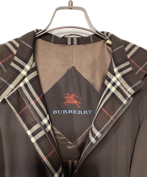 BURBERRY LONDON（バーバリーロンドン）BURBERRY LONDON (バーバリーロンドン) フーデッドコート ブラウン サイズ:9の古着・服飾アイテム
