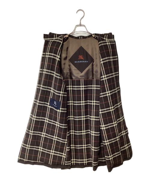 BURBERRY LONDON（バーバリーロンドン）BURBERRY LONDON (バーバリーロンドン) フーデッドコート ブラウン サイズ:9の古着・服飾アイテム